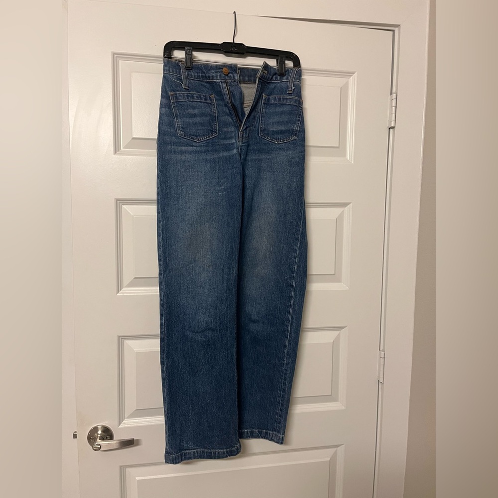 Madewell Women's Straight Leg Blue Jeans